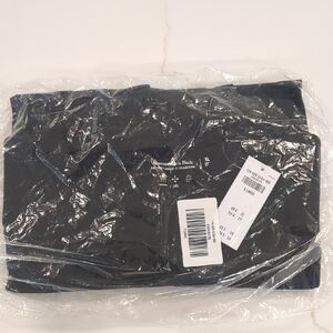 Abercrombie & Fitch Pique Tee, XL, Black